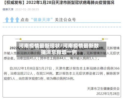 河南疫情最新现状/河南疫情最新数据消息新增一例-第2张图片