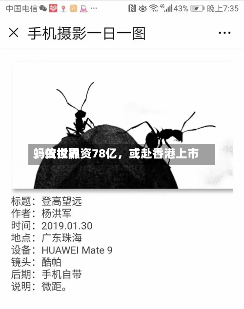 蚂蚁世界，传拟融资78亿，或赴香港上市-第2张图片