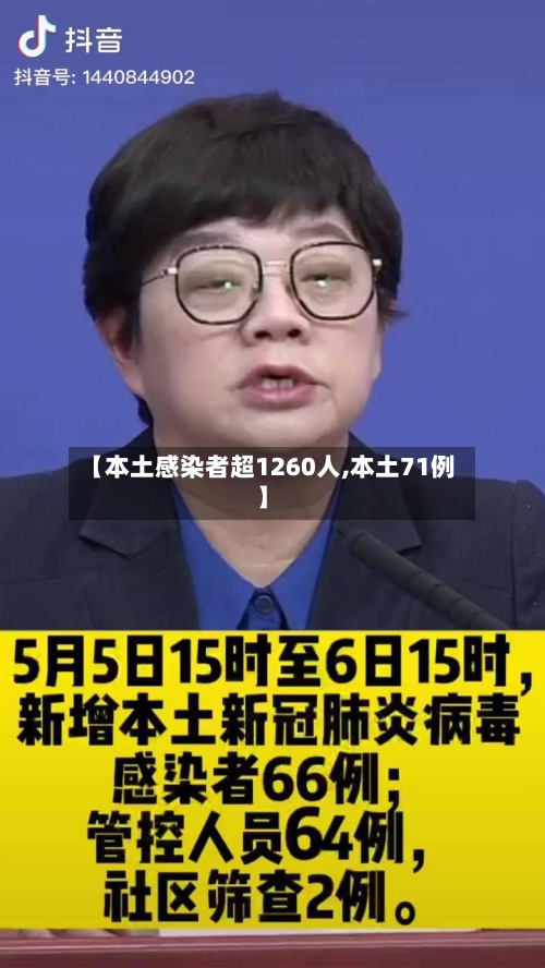 【本土感染者超1260人,本土71例】