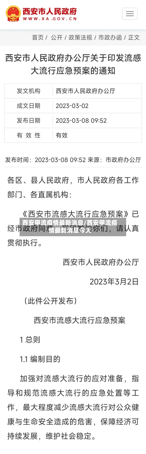 西安甲流疫情最新消息/西安甲流疫情最新消息今天-第3张图片