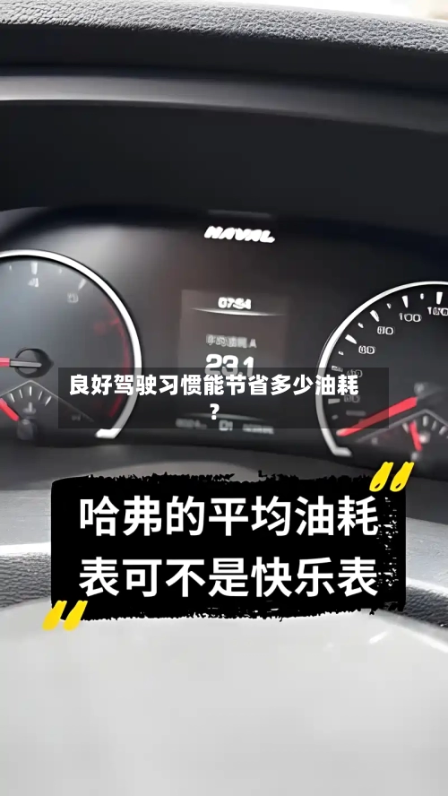 良好驾驶习惯能节省多少油耗?-第3张图片