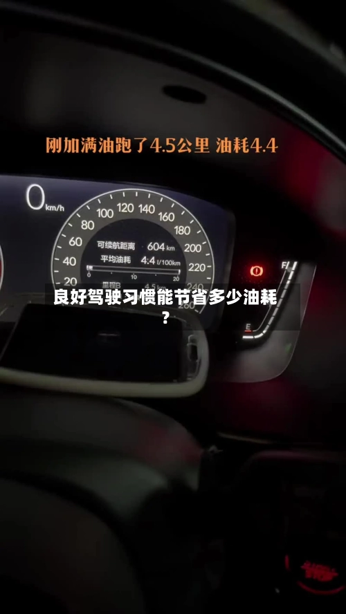 良好驾驶习惯能节省多少油耗?-第2张图片