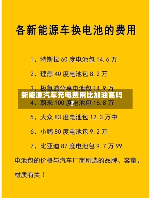 新能源汽车充电费用比加油高吗?-第2张图片